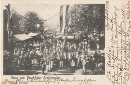 DE702  ---     FRANKFURT A. M.   --  GRUSS VOM FRANKFURTER SCHUTZENPLATZ   --  1906 - Frankfurt A. Main