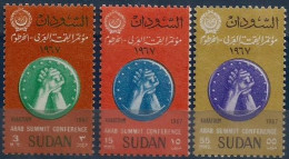 Sudan - 1967 Arab Summit Conference In Khartoum -  Complete Set - MNH - Soedan (1954-...)