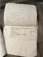 Documents Concernant Les Factures D’enregistrement De Lettres De Noblesse Pour La Famille Lallier 1718 - Documents Historiques