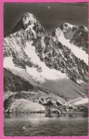 D74 - LES AIGUILLES DU CHARDONNET ET D'ARGENTIÈRE -LE BEAU PAYS DU MONT BLANC-CPM Dentelée Petit Format En Noir Et Blanc - Autres & Non Classés