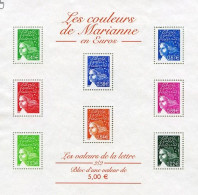 Bloc N°45 Les Couleurs De Marianne En Euros De 2002 Classeur Noir - Ungebraucht