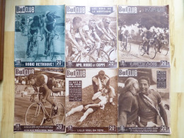 10 REVUES BUT ET CLUB 1949-1950 CYCLISME BOBET - ROBIC ETC ......... SPORT - Bücherpakete