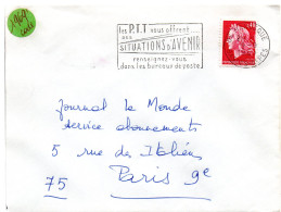 ALPES De HP - Dépt N° 04 = MANOSQUE 1969 = FLAMME Codée = SECAP Multiple 'Les PTT Vous Offrent SITUATIONS ... ' - Maschinenstempel (Werbestempel)