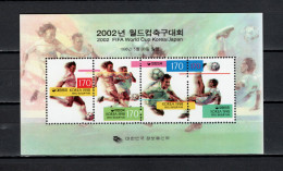 South Korea 1998 Football Soccer World Cup, S/s MNH - 2002 – Südkorea / Japan