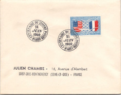 FRANCE- Enveloppe Centenaire Du Timbre Poste Paris Du 11 Juin 1949 - Gedenkstempel