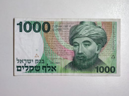 Banconota Israele 1000 Sheqalim 1983 - Israël