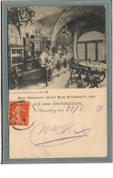 CPA (67) STRASBOURG - Carte: GRUSS - Restaurant Kammerzell, Le Stiftskeller - 1919 - Strasbourg