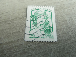 Type Marianne De Ciappa Et Kawena Et La Jeunesse - Tvp 20 G. - Yt 4778 - Vert émeraude - Oblitéré - Année 2013 - - 2013-2018 Marianne (Ciappa-Kawena)