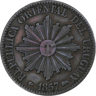 Uruguay, 5 Centesimos, 1857, Lyon, Cuivre, TTB, KM:8 - Uruguay