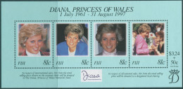 Fiji 1998 SG1015 Princess Diana MS MNH - Fidji (1970-...)