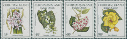 Christmas Island 1986 SG216-219 Flowers Set MNH - Christmas Island