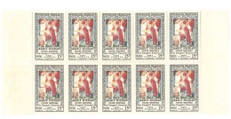 Yvert904 - Saint Nicolas - Bloc De 10 Timbres Neufs Sans Traces De Charnières - Bord De Feuille - Gebruikt