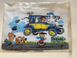 DUPUIS : Spirou - Smurf -schtroumpf      ............Puzzel / Puzzle  15 X 9 Cm  Complet - Comics