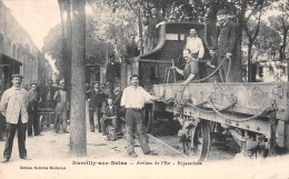 ROMILLY-sur-SEINE (Aube) - Ateliers Des Chemins De Fer De L'Est - Réparations - Voyagé 1915 (2 Scans) - Romilly-sur-Seine