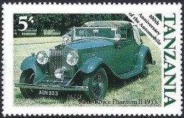 Tanzania 1986 - Mi 310 - YT 268 ( Car Rolls Royce Phantom II ) MNH** - Tanzania (1964-...)