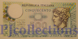 ITALIA - ITALY 500 LIRE 1974 PICK 94 AU/UNC - 500 Lire