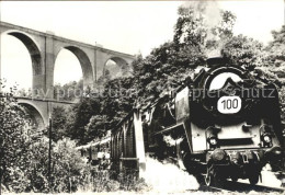 72120415 Bad Elster Dampflokomotive Baureihe 62 Jubilaeumszug Unter Dem Elsterta - Bad Elster