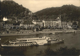 72120393 Bad Schandau Mit Dampfer Karl Marx Bad Schandau - Bad Schandau