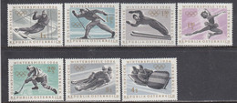 Austria 1963 - Winter Olympic Games, Innsbruck, Mi-Nr. 1136/42, MNH** - Unused Stamps