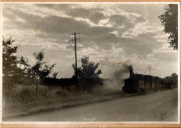 Photo Train Locomotive CORPET-LOUVET Type 030 Tender à Confirmer - Ligne St-Germain-de-Lusignan 17 - Signé - Eisenbahnen