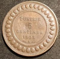 Pas Courant - TUNISIE - TUNISIA - 5 CENTIMES 1903 ( 1321 ) - KM 228 - Muhammad Al-Hadi - Protectorat Français - Túnez