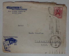 Argentine - Enveloppe Circulée Avec Timbres (1951) - Gebruikt