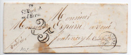 Cursive ' 79 / St Michel / En L'Herm ' (Vendée) - 1801-1848: Voorlopers XIX