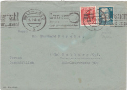 GERMANIA - BUSTA  - STORIA POSTALE - VIAGGIATA 1949 - Sonstige & Ohne Zuordnung