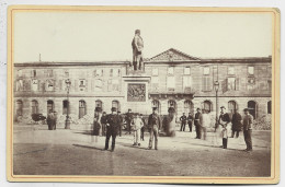 FRANCE CARTON EPAIS PHOTO PLACE KLEBER STRASBOURG 1871 - War 1870