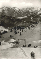 72120182 Tirol Region Hahnenkamm Alpenpanorama Schlepplift Tirol Region - Other & Unclassified