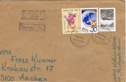 55205. Carta Certificada VILNIUS (Lituania) URSS, Rusia To Aachen - Brieven En Documenten