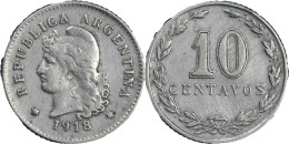 ARGENTINE - 1918 - 10 Centavos - 20-053 - Argentina