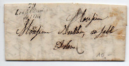 Cursive ' 79 / Les 4 Chemins / De L'Oie ' (Vendée) - 1801-1848: Voorlopers XIX