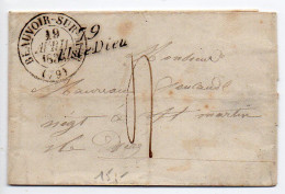 Cursive ' 79 / L'Isle Dieu ' (Vendée) - Ile D'Yeu - 1801-1848: Précurseurs XIX