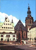 72119310 Eisleben Markt Mit Lutherdenkmal Lutherstadt Eisleben - Eisleben