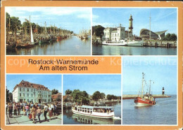 72119307 Warnemuende Ostseebad Teepott Leuchtturm Mole Alter Strom Warnemuende - Rostock
