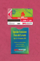 Italia Rep.- Italy- New, Nuova. Prepaid Phone Cards, TELECOM, 63a FIERA DEL LEVANTE BARI, Ed.De La Rue Ex. 31.12.2001 - - Publiques Figurées Ordinaires