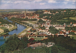 72119287 Landshut Isar Fliegeraufnahme Mit Martinskirche Und Isarbruecke Landshu - Landshut