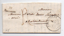 Cursive ' 79 / Bournezeau ' (Vendée) - 1801-1848: Voorlopers XIX