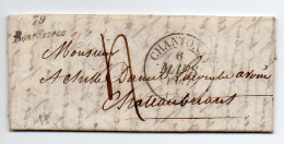 Cursive ' 79 / Bournezeau ' (Vendée) - 1801-1848: Vorläufer XIX