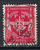 FRANCE FM Tunisie Ca.1955: Le Y&T 2 TB Obl. CAD "La Pêcherie (Bizerte)" - Used Stamps