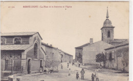 Meurthe-et-Moselle - Bernécourt - La Place De La Fontaine Et 'Eglise - Autres & Non Classés