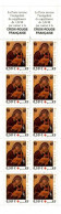 Carnet Croix Rouge N°2053 Vierge à L'enfant De 2004 Classeur Noir - Croce Rossa