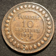 TUNISIE - TUNISIA - 10 CENTIMES 1912 ( 1330 ) - KM 236 - Muhammad Al-Nasir - Protectorat Français - Tunisie