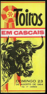 Dépliant Corrida Au Portugal 1964 Cascais Bullfight  Flyer From Portugal 1964 - Programmes
