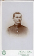 Photo CDV D'un Officier Allemand   élégant Posant Dans Un Studio Photo A Mulhouse - Oud (voor 1900)
