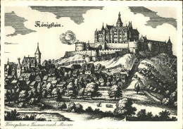 72118938 Koenigstein Taunus Burg Koenigstein Zeichnung Koenigstein - Königstein