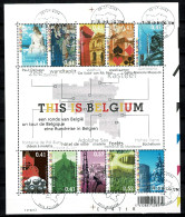 2003 N° BL104 Postfris Met 1édag Stempel : HEEL MOOI ! MNH Avec Cachet 1er : This Is Belgium - 2002-… (€)