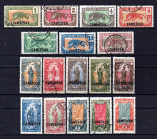 Cameroun - 1921 - Tb Du Congo Surch   - N° 84 à 100    - Oblit - Used - Used Stamps