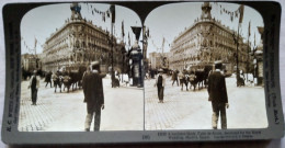 ESPAGNE - MADRID, Calle De Alcala - Belle Animation - Photo Stéréoscopique White  1907  TBE - Photos Stéréoscopiques